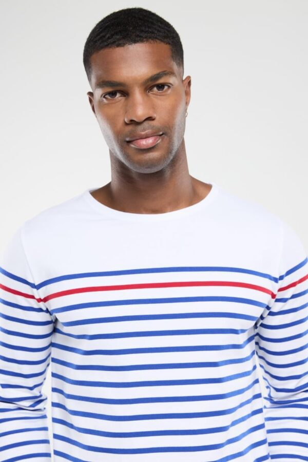 Marinière Armor Lux Homme Coton épais Col Bateau-1