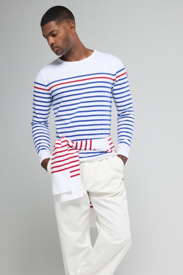 Marinière Armor Lux Homme Coton épais Col Bateau-2