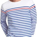 Marinière Armor Lux Homme Coton épais Col Bateau-0
