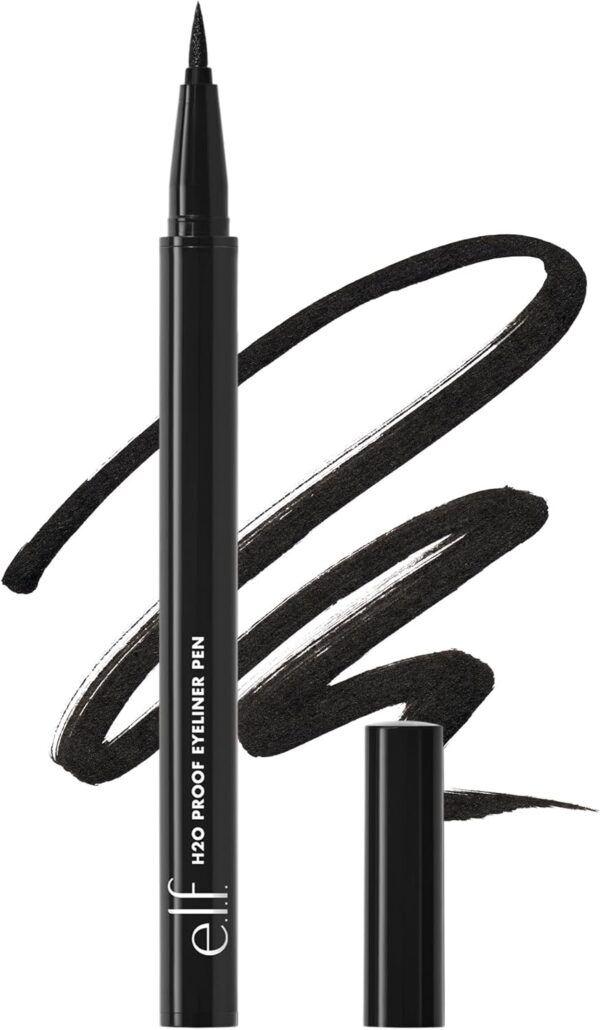 Eyeliner e.l.f. H2O Proof imperméable pointe feutre noir-0