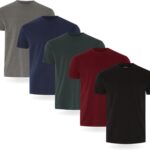 T-shirts homme FM London lot 3/5 coupe ajustée coton-0