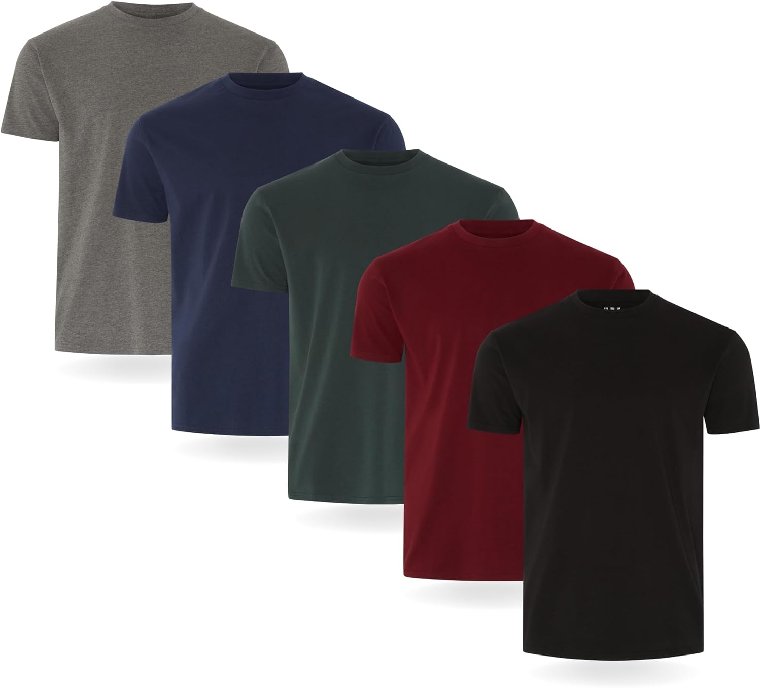 T-shirts homme FM London lot 3/5 coupe ajustée coton-0
