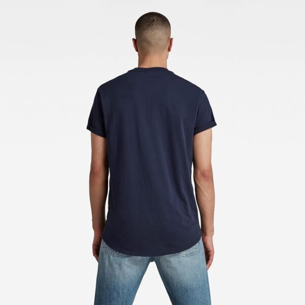 Chemise G-Star RAW Lash R T SS Homme Blanc Bleu Confort-2