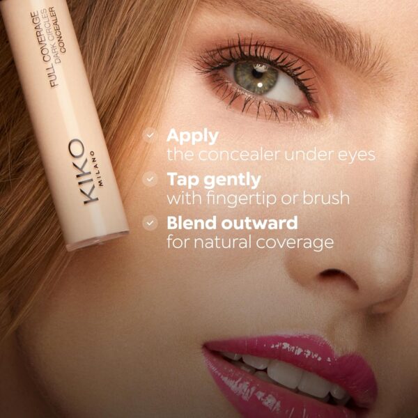 Correcteur cernes KIKO couvrance complète tenue longue-6