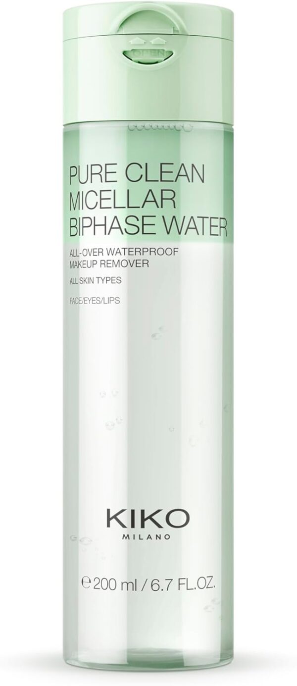 Eau micellaire biphasée KIKO Milano nettoyante visage yeux-0