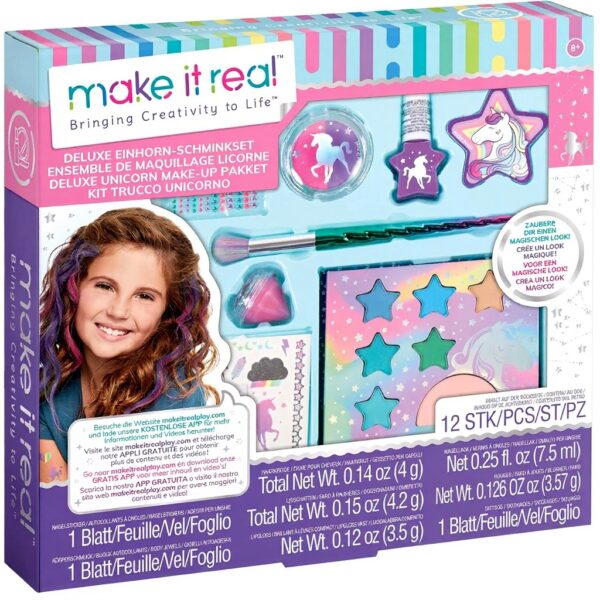Kit maquillage licorne Make It Real créativité enfants 8 ans