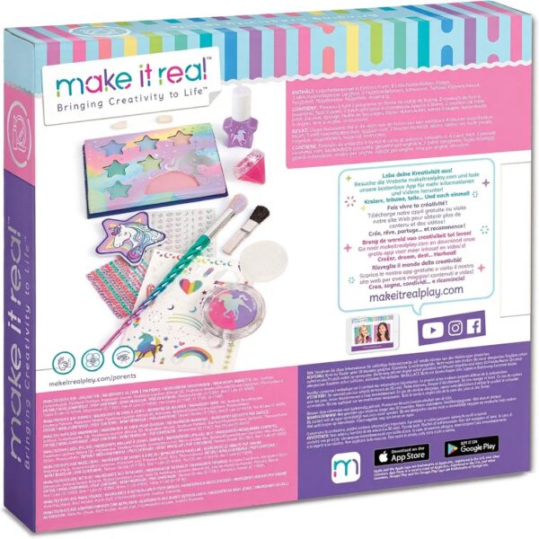 Kit maquillage licorne Make It Real créativité enfants 8 ans
