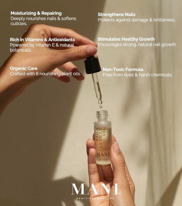 Nourishing Nail and Cuticle Oil by Mani for Women - 0.34 oz Oil-1
