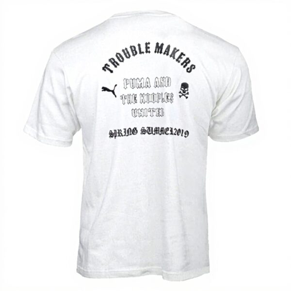 T-shirt PUMA The Kooples Homme Blanc Manches Courtes