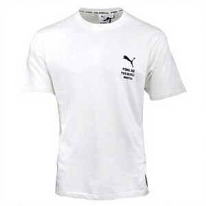 T-shirt PUMA The Kooples Homme Blanc Manches Courtes