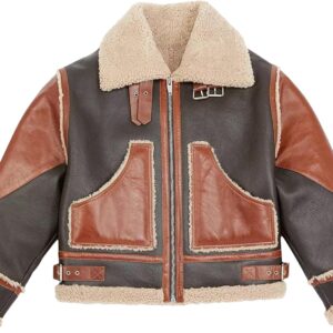 Blouson aviateur femme The Kooples peau mouton cuir hiver-0