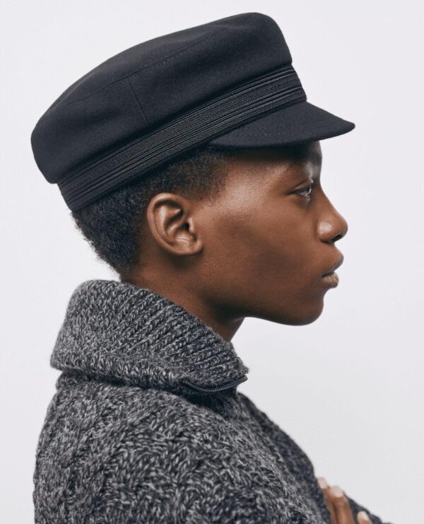 Casquette en laine The Kooples béret visière femme-1