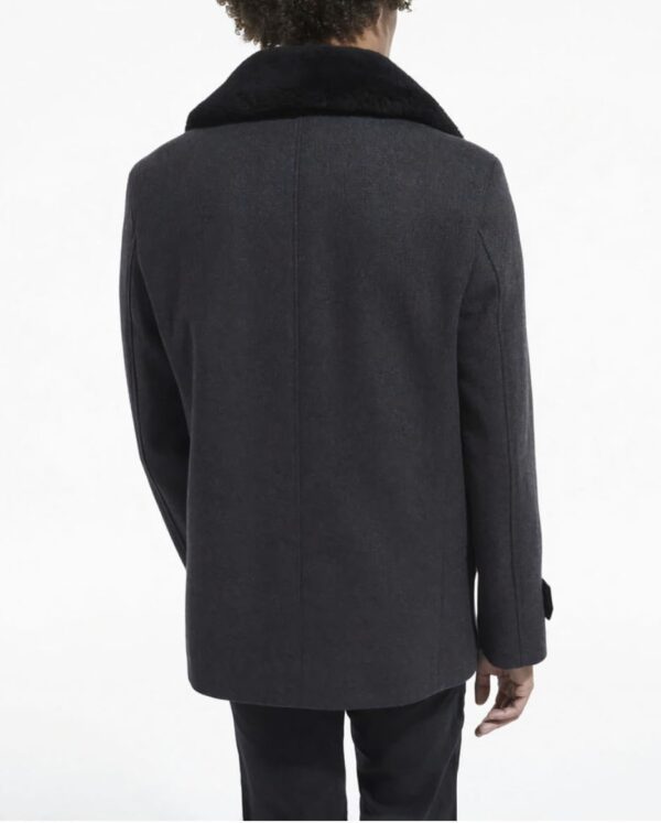 Manteau hiver laine gris The Kooples homme chic élégant-2