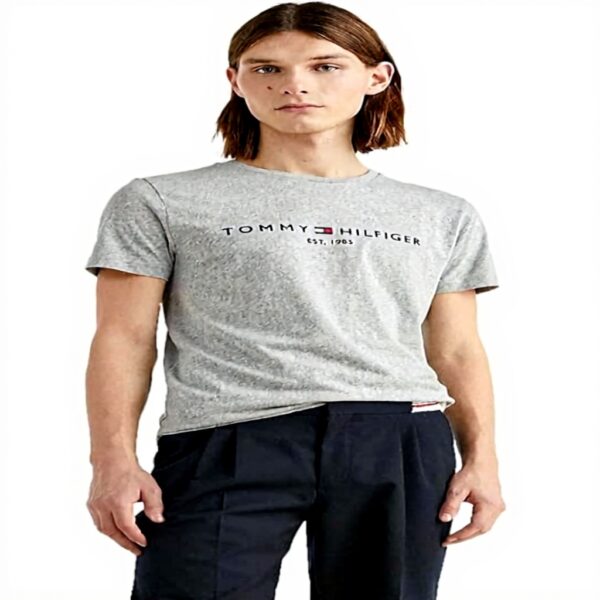 T-shirt Tommy Hilfiger Homme Logo Brodé 100 Coton Manches