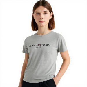 T-shirt Tommy Hilfiger Homme Logo Brodé 100 Coton Manches