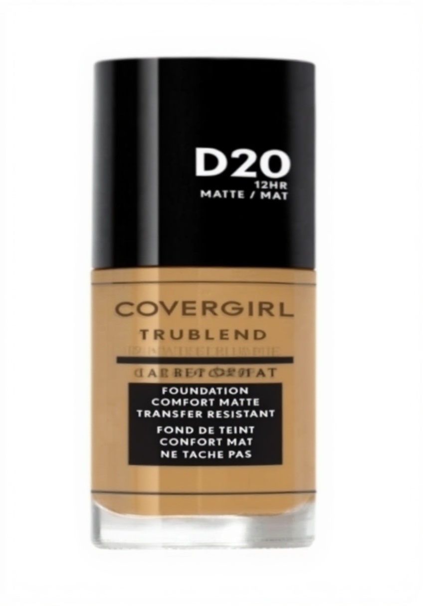 Application du fond de teint CoverGirl M70 Sable Beige sur le visage