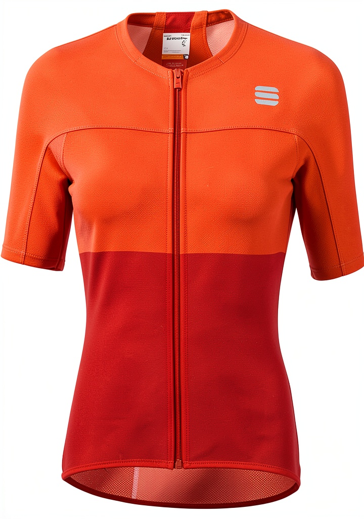 Maillot Sportful homme porté lors d'une séance de cyclisme