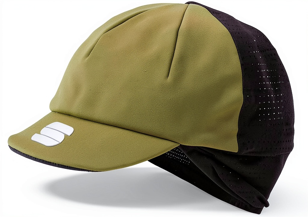 Casquette Sportful portée par un cycliste en action