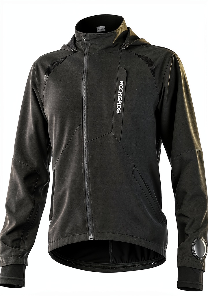 Veste cyclisme ROCKBROS portée par un cycliste en action