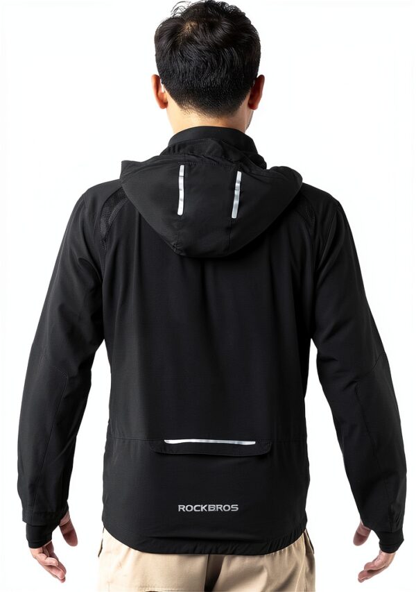 Veste cyclisme ROCKBROS respirante ajustement parfait Noir-2