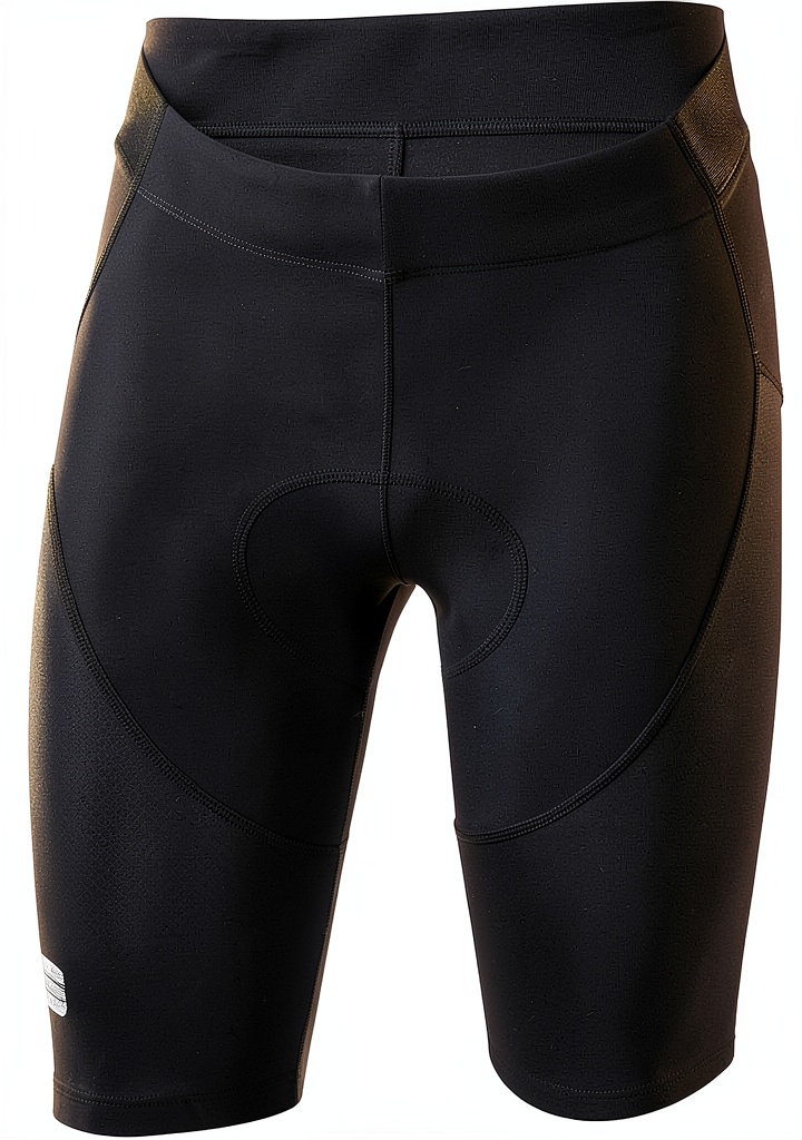 Short de cyclisme Sportful porté en action sur vélo