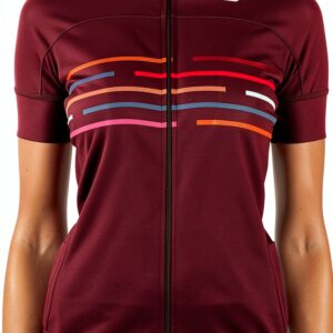 Sportful Veste Polyester Adulte Couleurs Bordeaux Orange-0