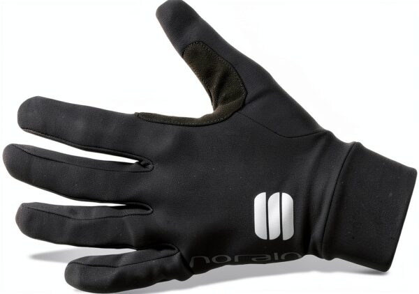 Gants cyclisme Sportful Noir protection vent thermique-0