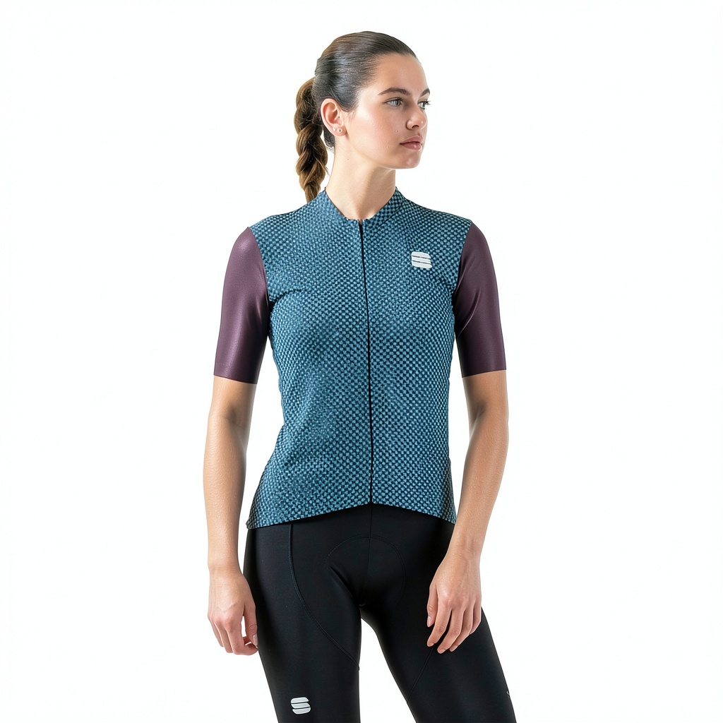 Maillot cyclisme Sportful porté lors d'une sortie vélo