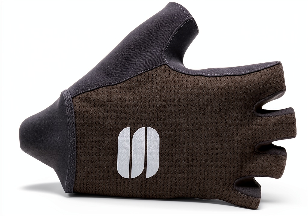 Gants cyclisme Sportful Noir portés lors d'une sortie vélo sur route forestière