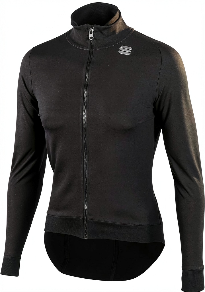 Veste Sportful Fiandre Pro portée par un cycliste en action