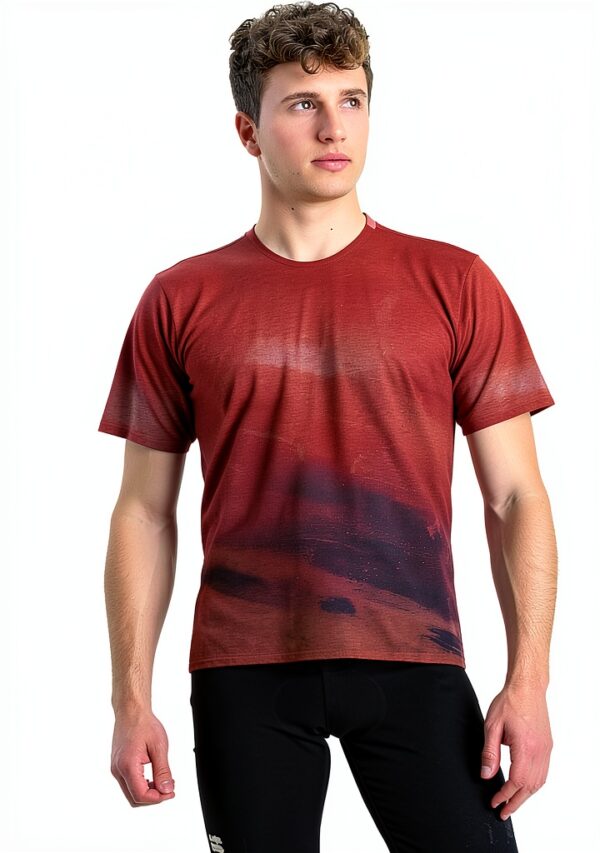 Sportful T-shirt Homme Polyester Coupe Ample Rouge Cayenna-0