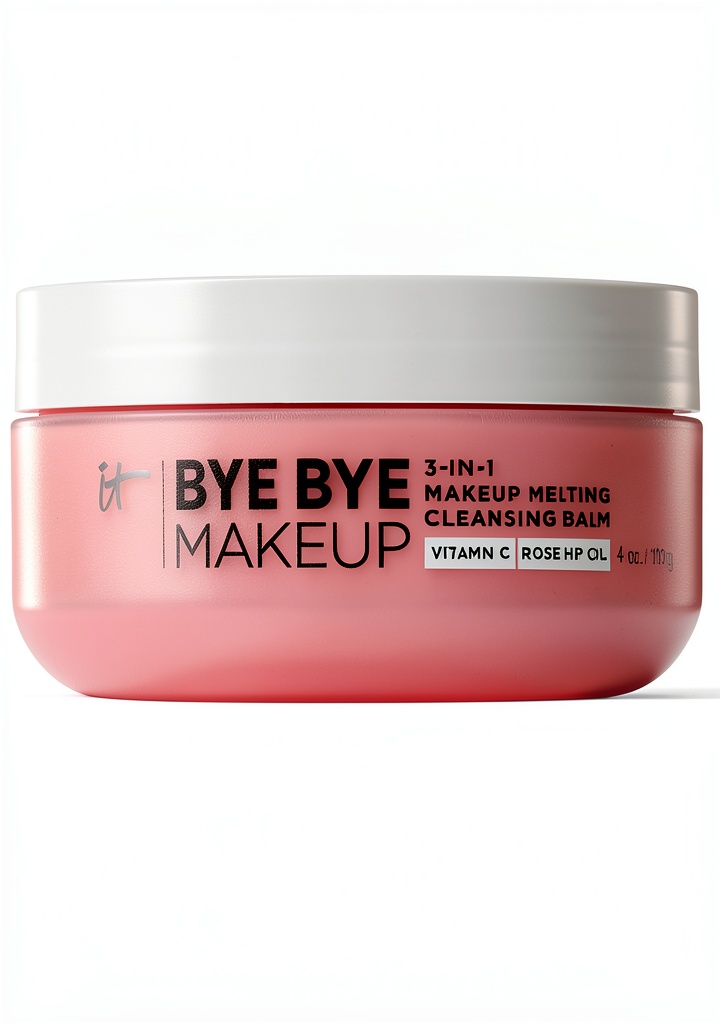 Application du baume démaquillant IT Cosmetics sur le visage