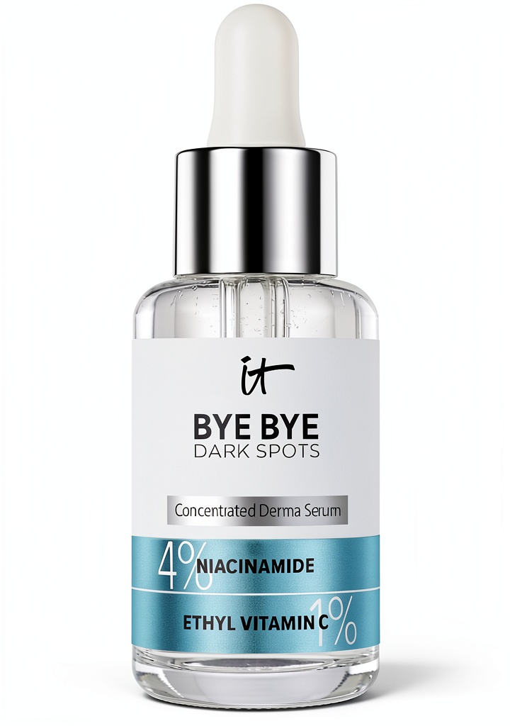 Application du sérum It Cosmetics sur le visage
