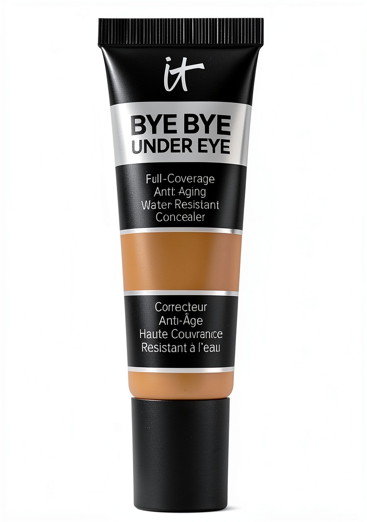 Application du correcteur IT Cosmetics sur le contour de l'oeil