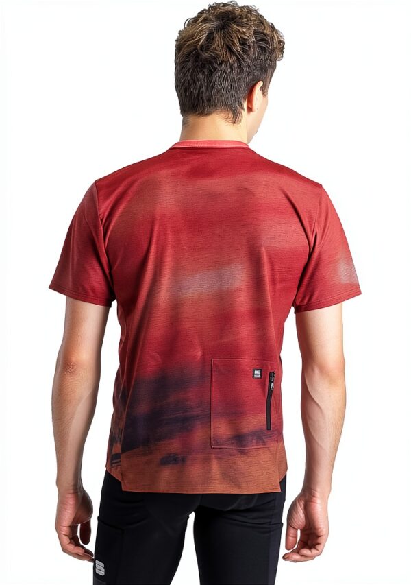 Sportful T-shirt Homme Polyester Coupe Ample Rouge Cayenna-1
