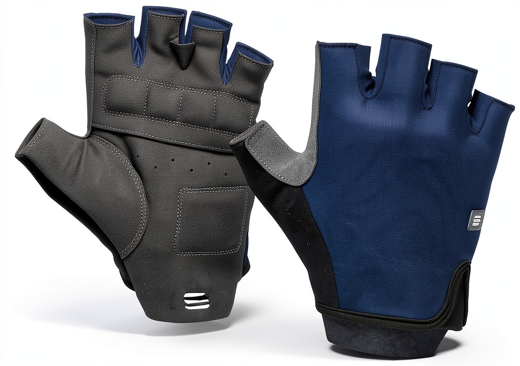 Gants Sportful portés par un cycliste en action