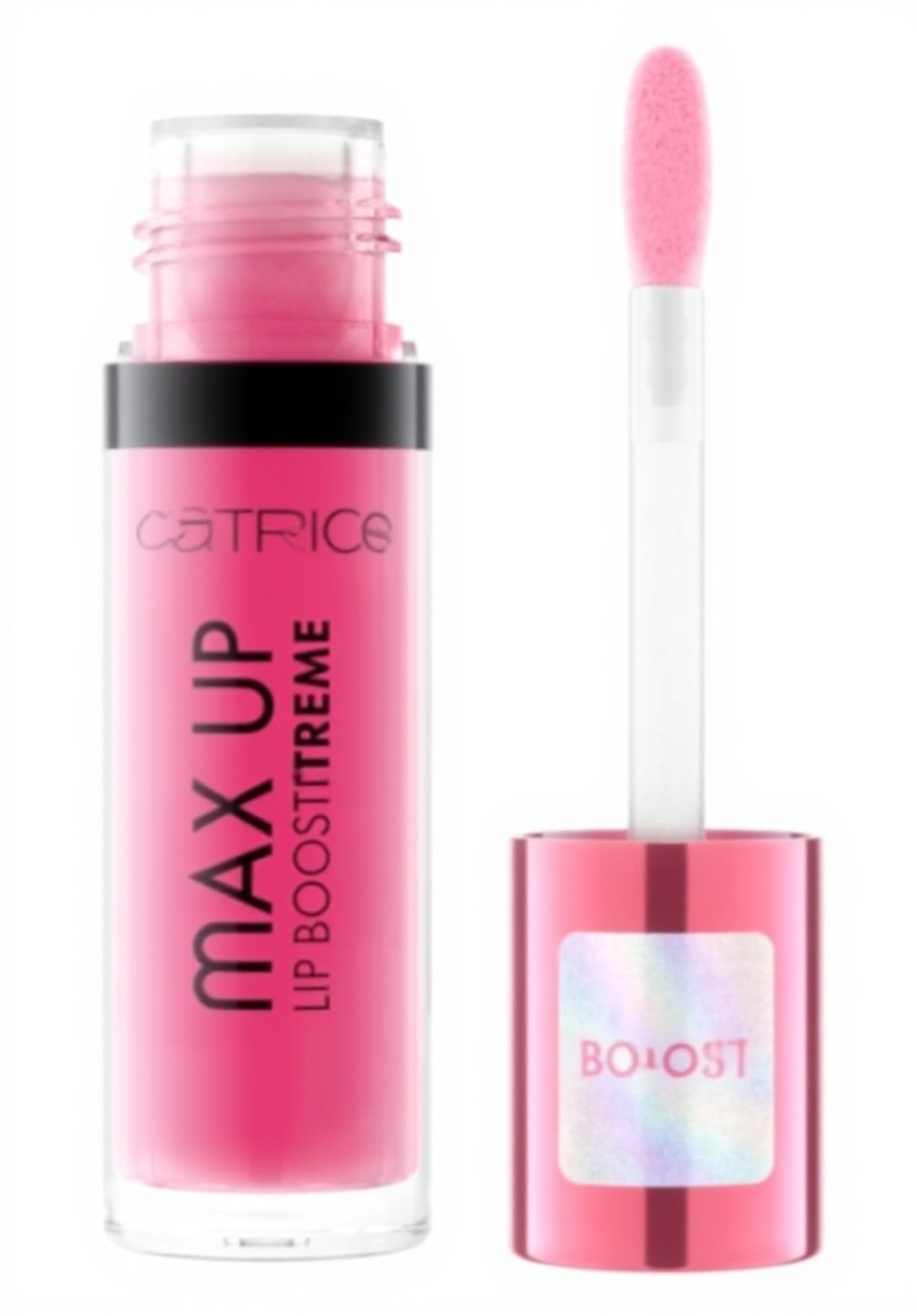 Application du gloss Catrice Max It Up sur les lèvres