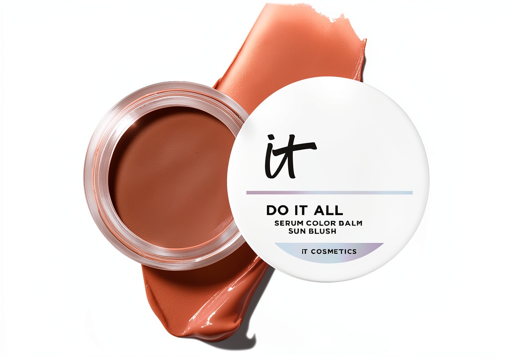 Application du Blush Crème Bronzer IT Cosmetics sur le visage