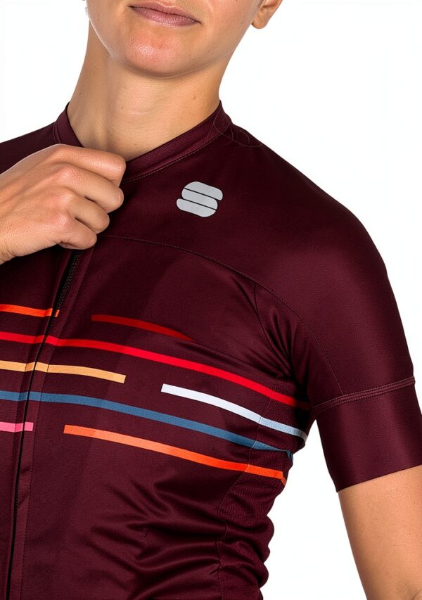 Sportful Veste Polyester Adulte Couleurs Bordeaux Orange-2