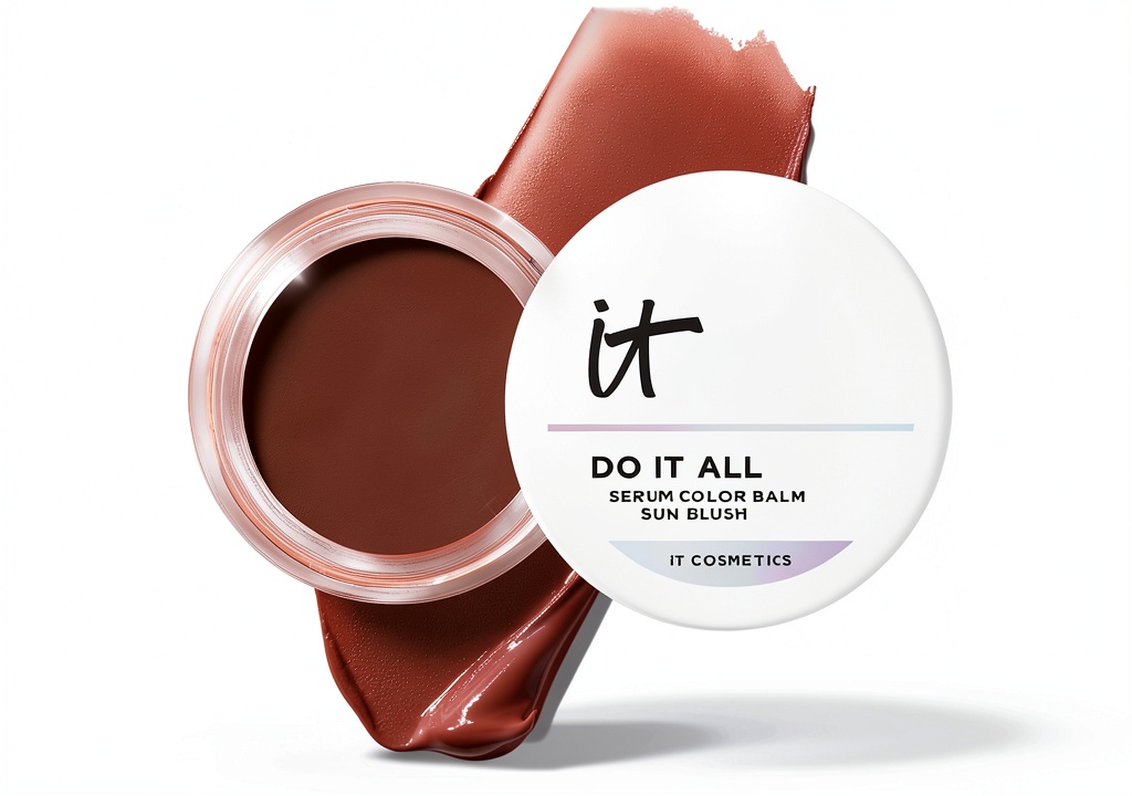 Application du Blush Crème Bronzer IT Cosmetics sur le visage