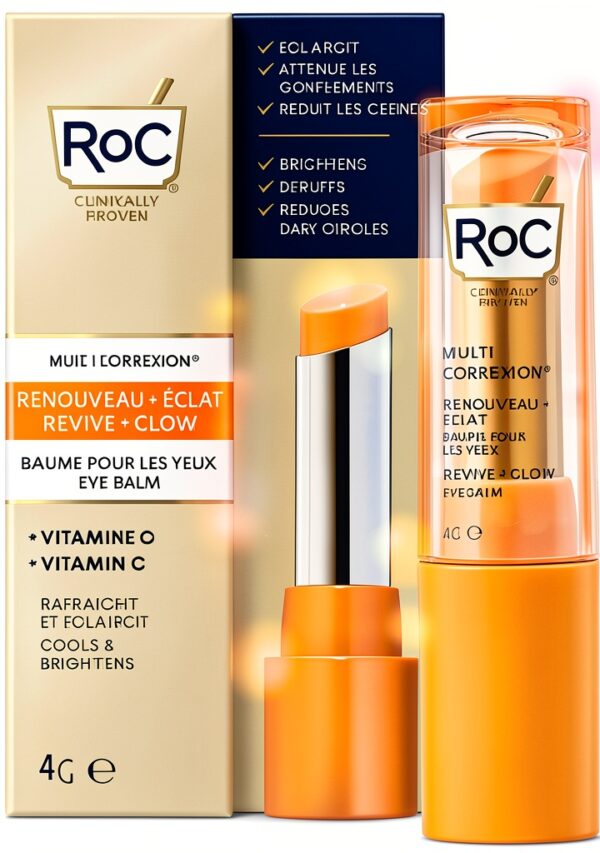 Baume yeux RoC vitamine C éclaircissant hypoallergénique