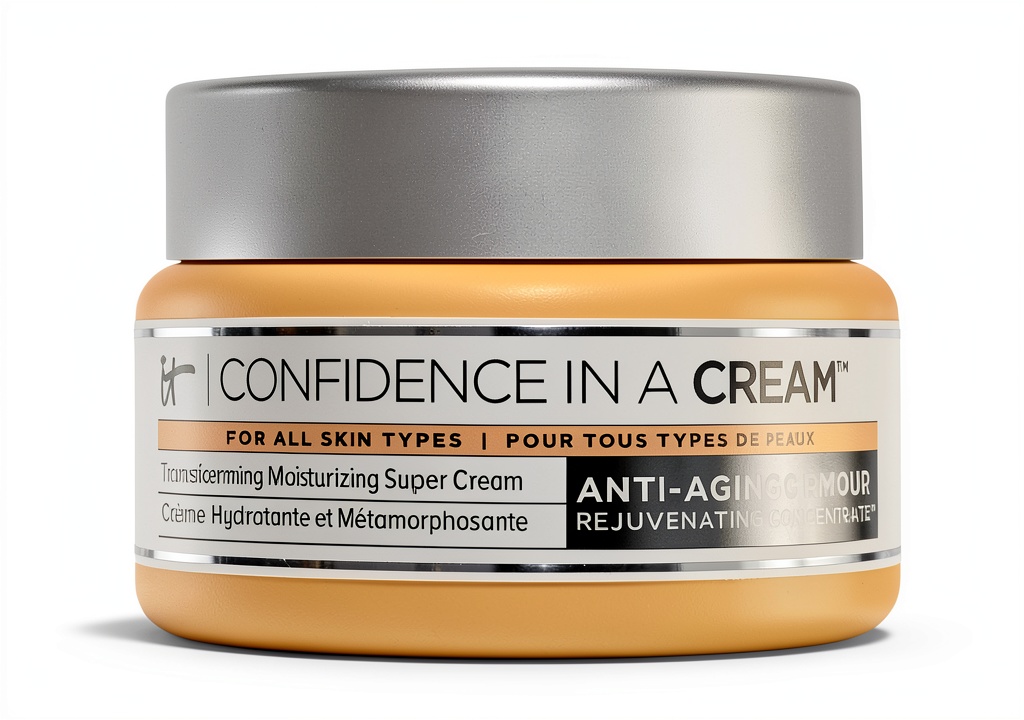 'Application de It Cosmetics Confidence In A Cream sur le visage'
