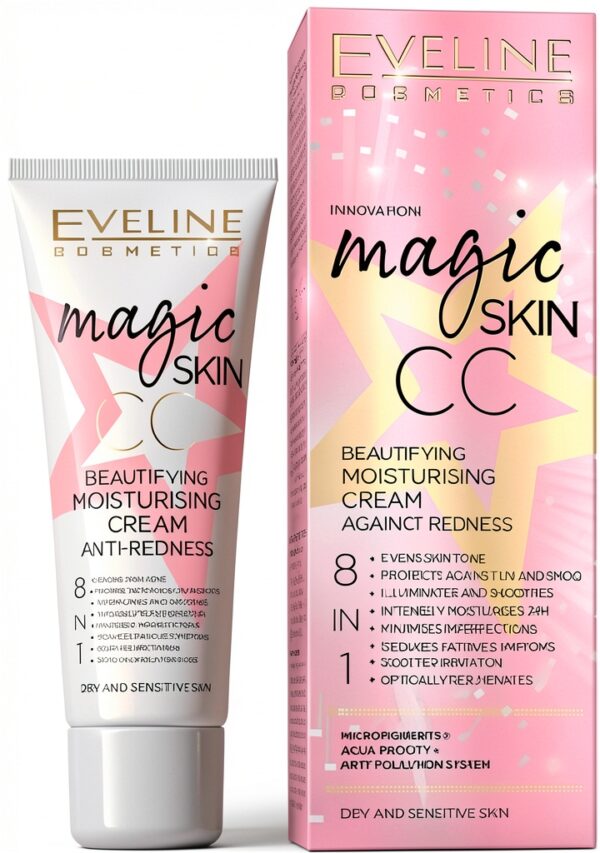 Eveline Cosmetics CC Crème Hydratante Rougeur Peau Sensible