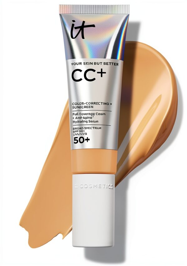 CC Crème It Cosmetics SPF 50+ Teint Medium Tan Mat