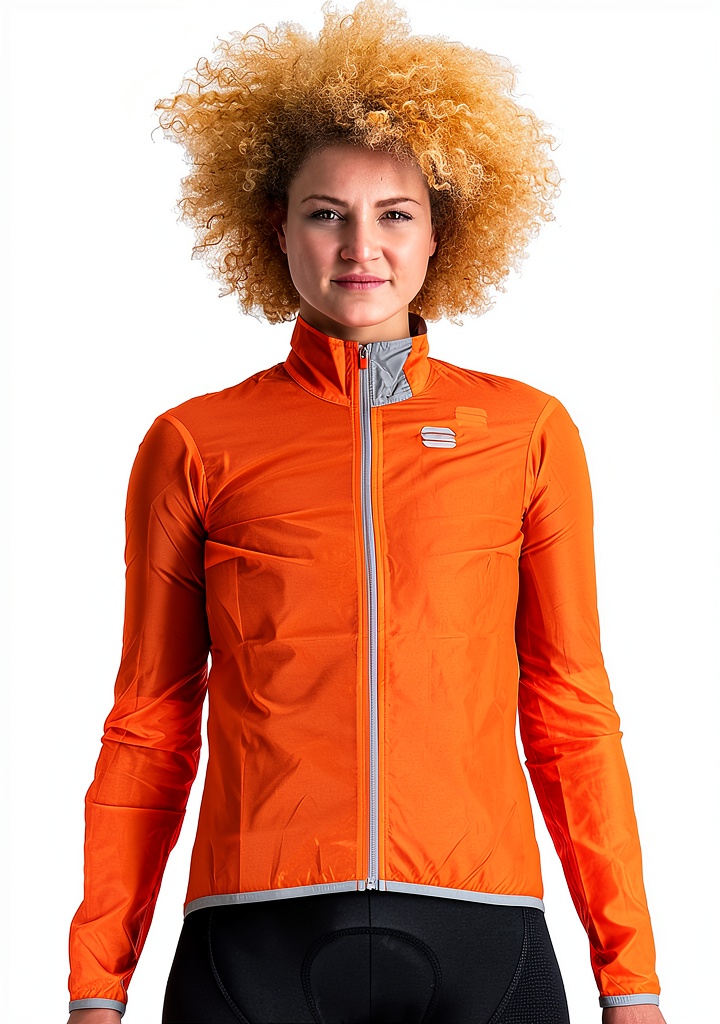 Installation Sacoche Sportful Orange Poche Taille Adulte Tous Saisons on a wooden desk