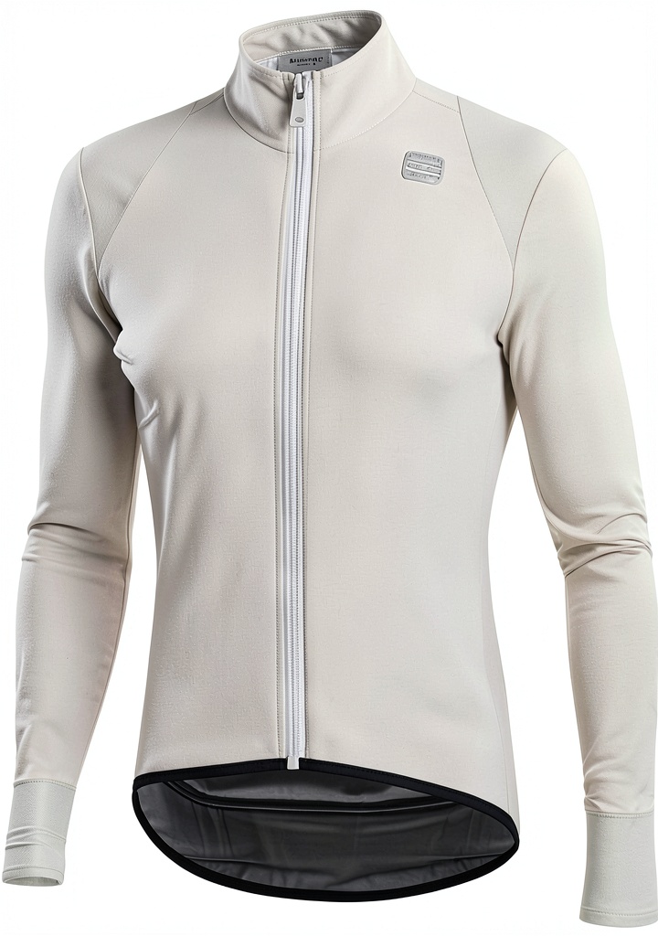 Veste cyclisme Sportful portée en conditions pluvieuses