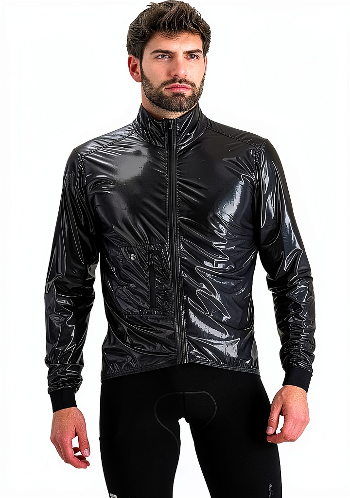 Veste Sportful Giara dépliée sur un vélo de route