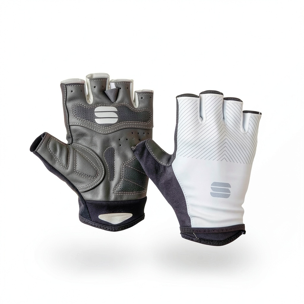 Gant cyclisme Sportful en silicone sur guidon de vélo