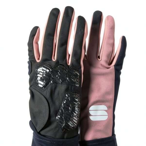 Gants cyclisme Sportful Mauve Black thermique-1