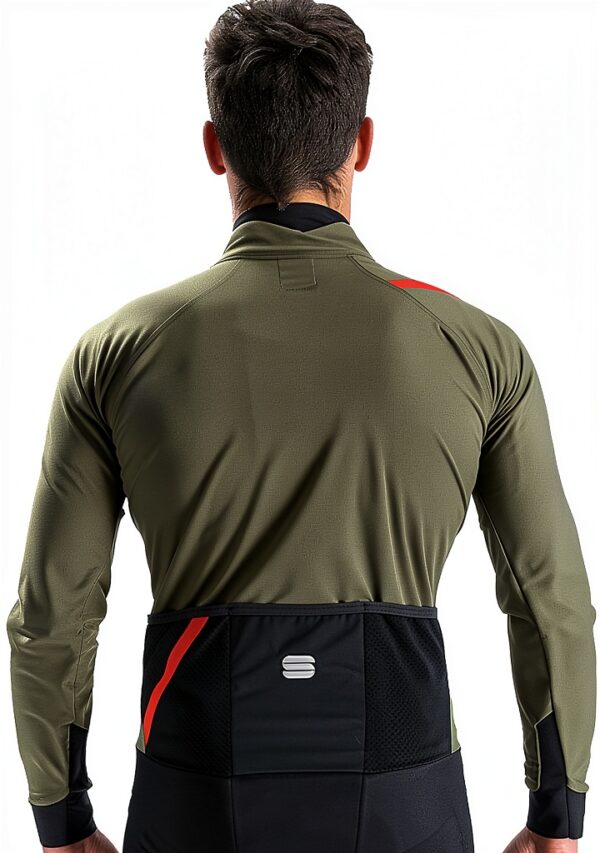 Maillot cyclisme Sportful coupe réfléchissante noir-1